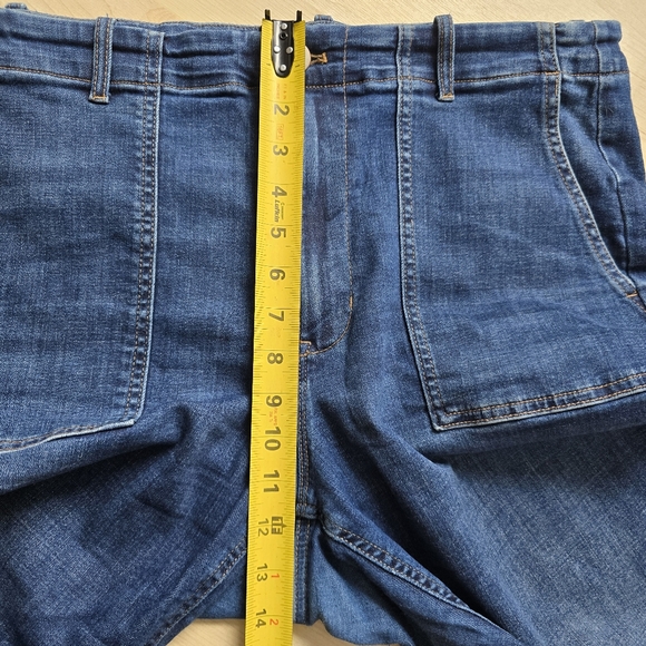 J.Jill Denim High Rise Straight Leg Jeans Size 14 - Picture 9 of 14